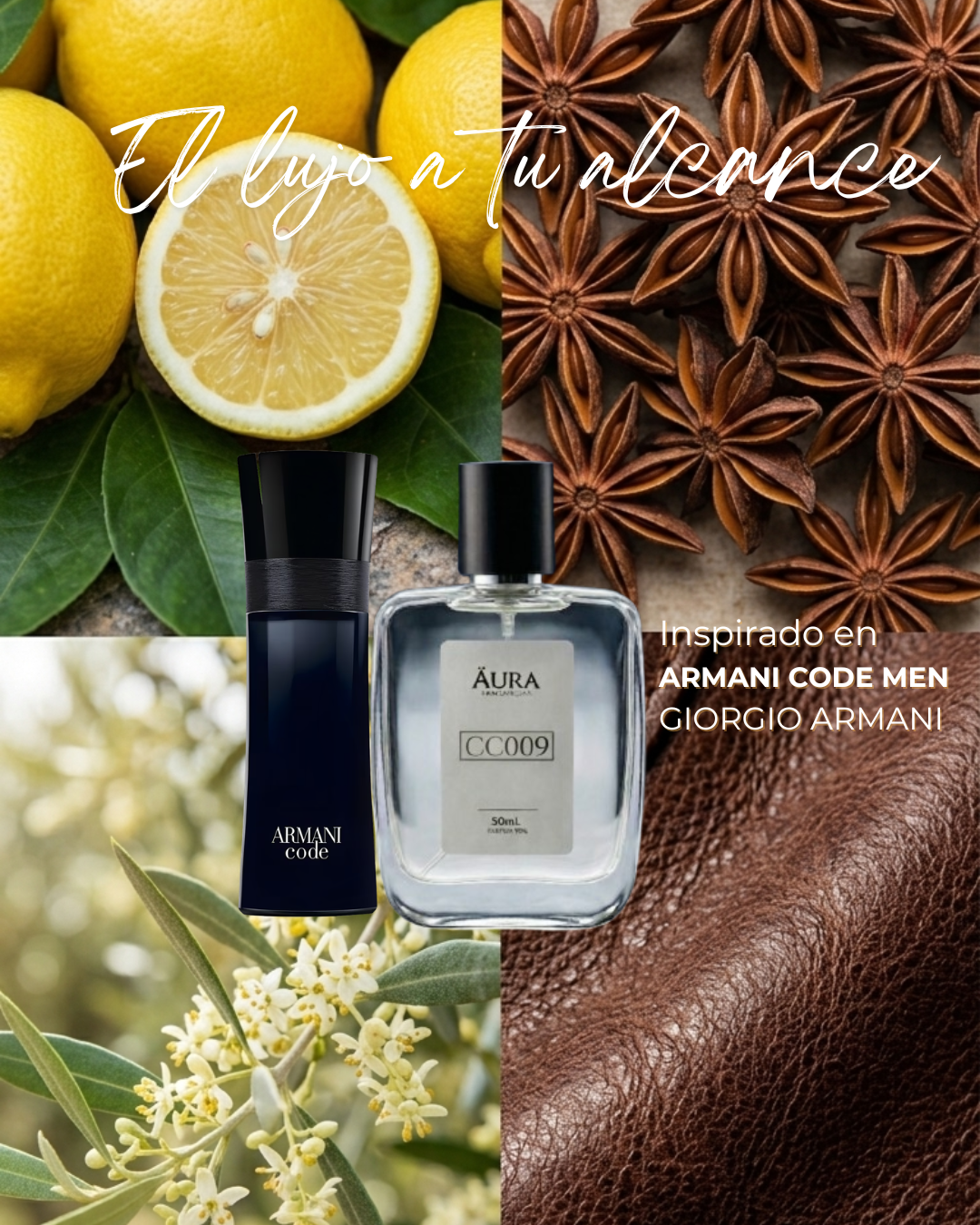 ARMANI CODE — inspiración GIOGIO ARMANI