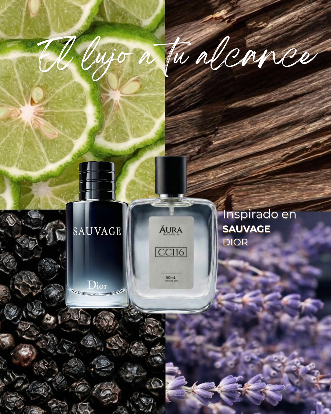 SAUVAGE — inspiración DIOR