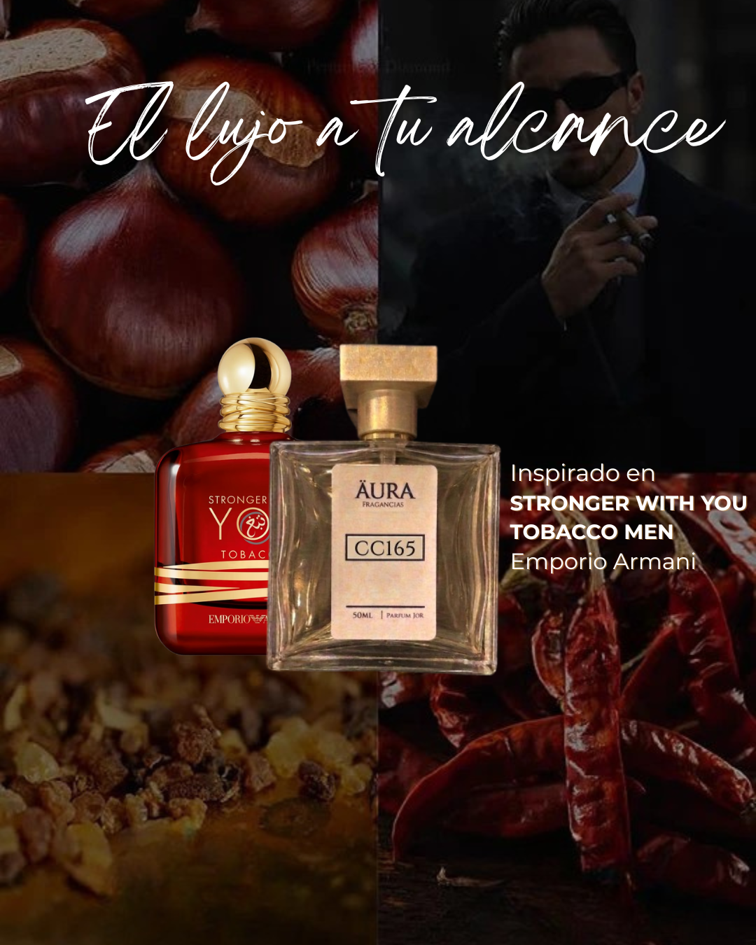 STRONGER WITH YOU TOBACCO MEN — inspiración GIORGIO ARMANI