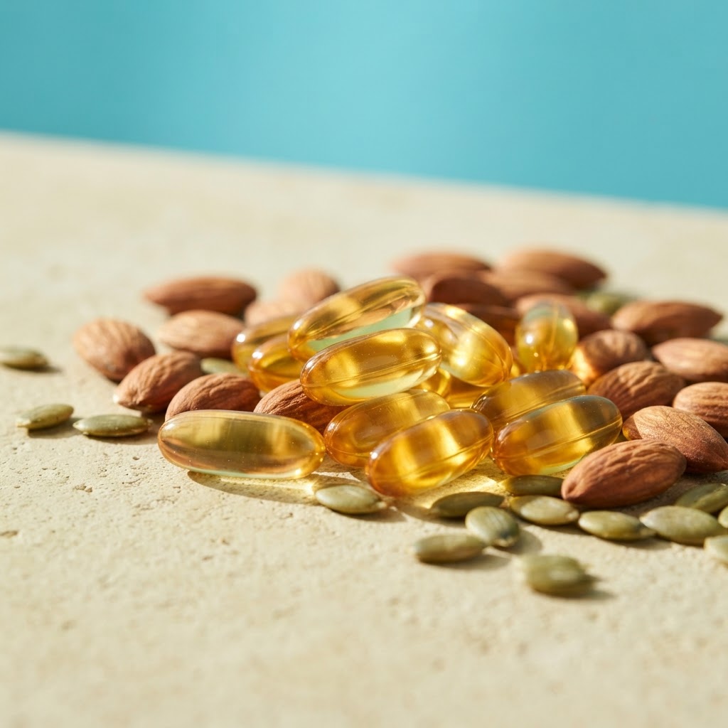 Capsules d'oméga 3 et sources de tyrosine