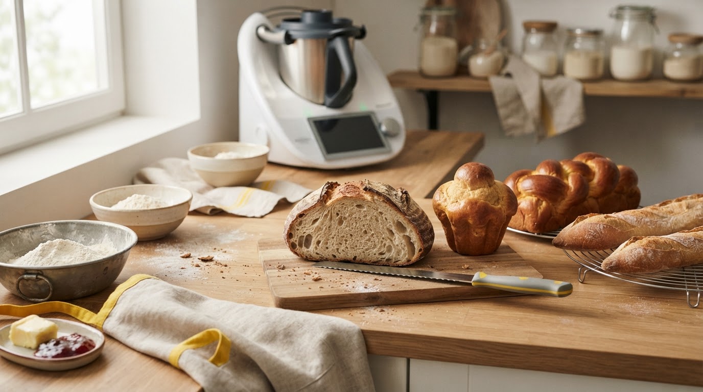 Boulangerie maison Thermomix® : réussir pains et brioches