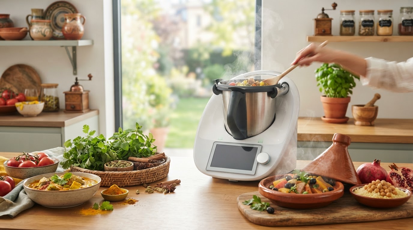 Cuisine du monde avec Thermomix® : voyagez depuis votre cuisine