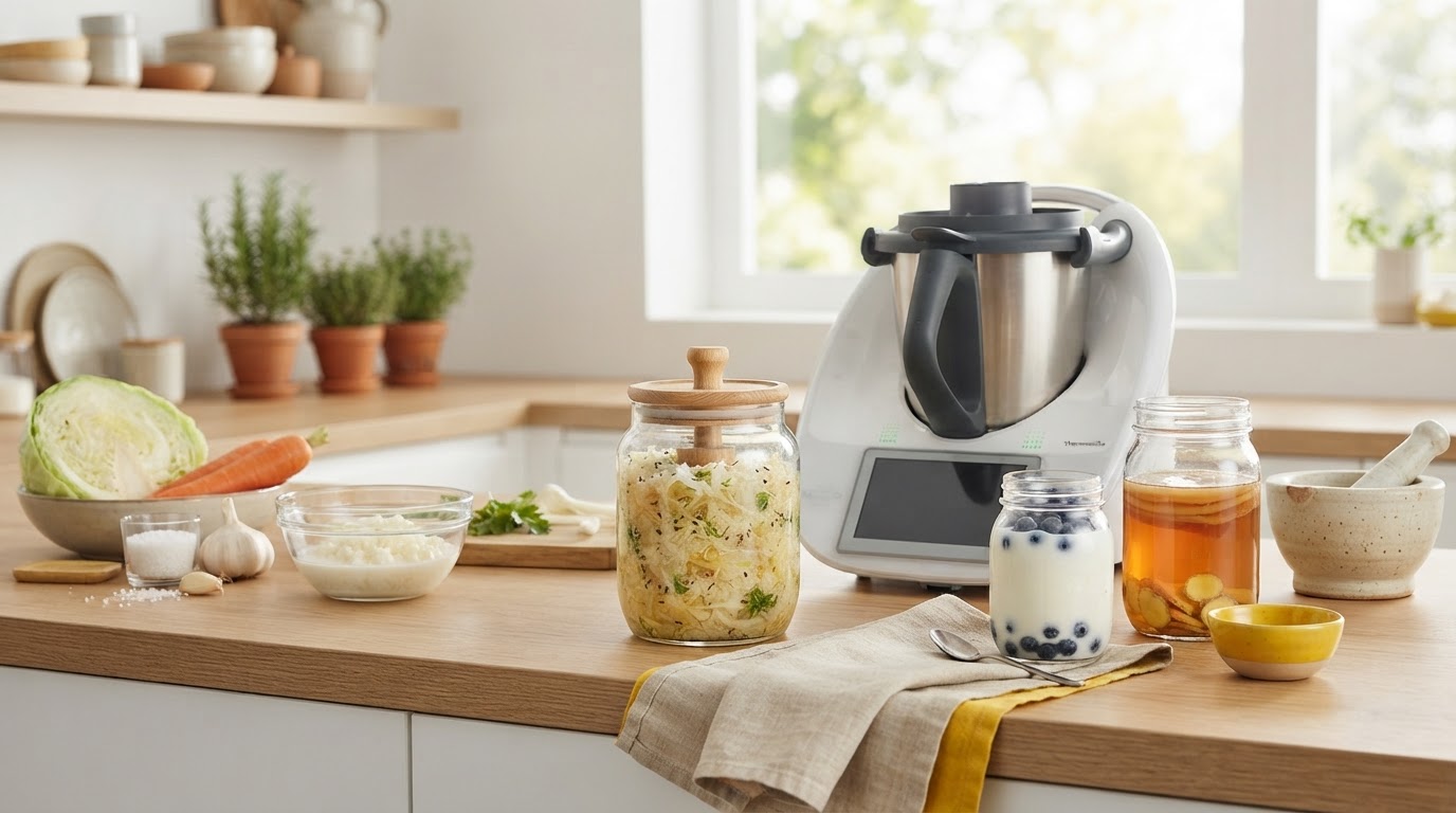Recettes probiotiques Thermomix : maîtrisez la fermentation maison