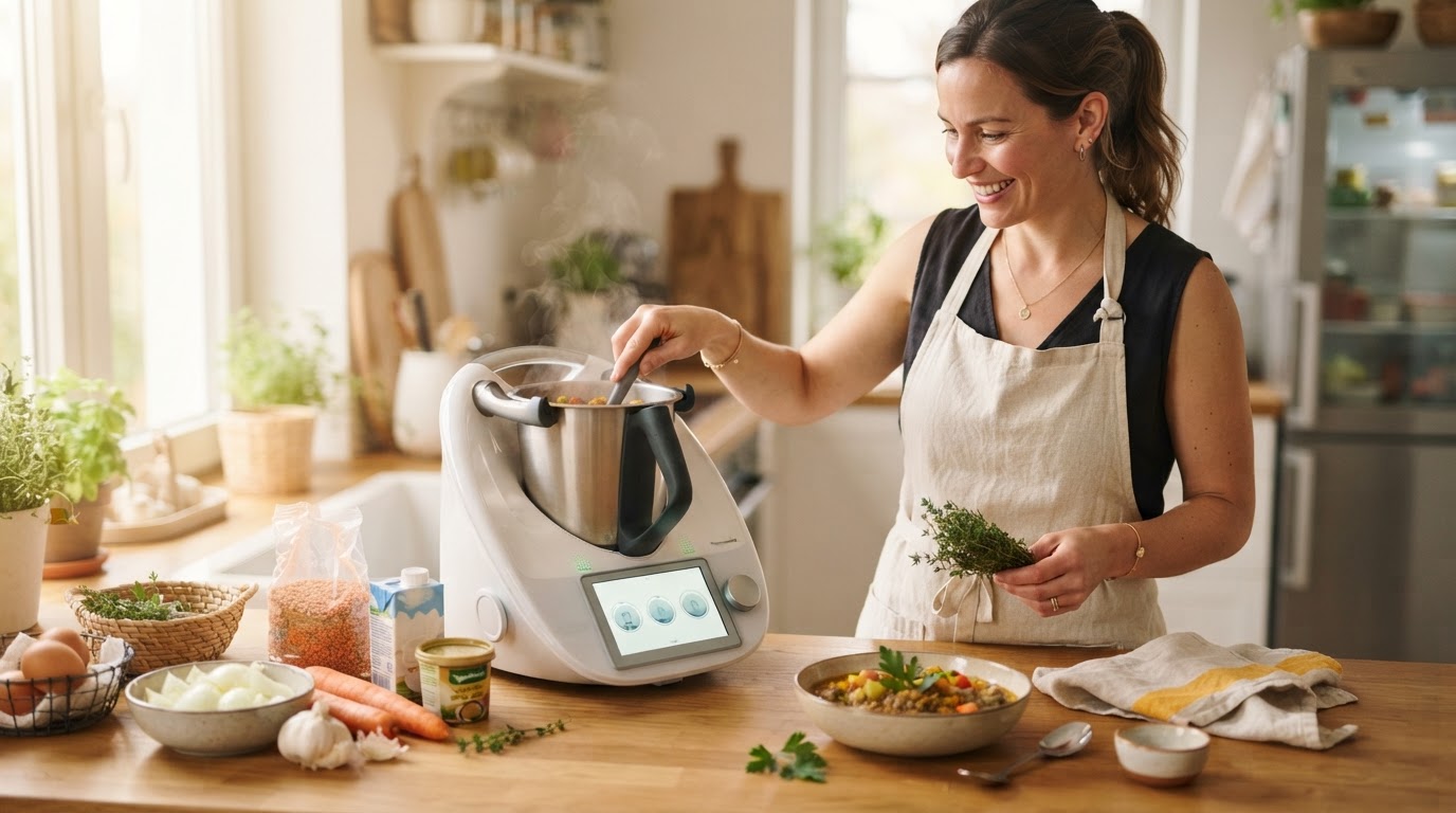 Cuisine de secours avec Thermomix : videz vos placards avec génie