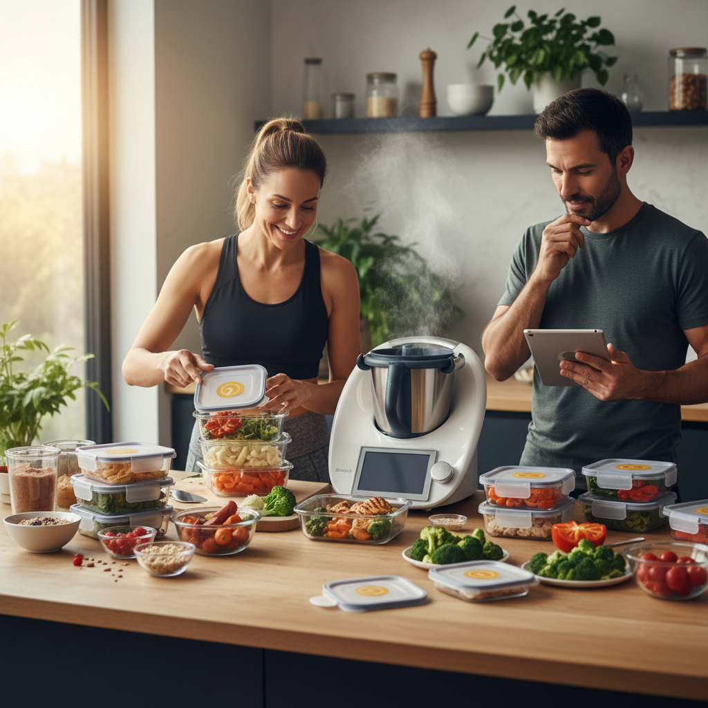 Meal prep sportif Thermomix : organisez vos repas nutritionnels