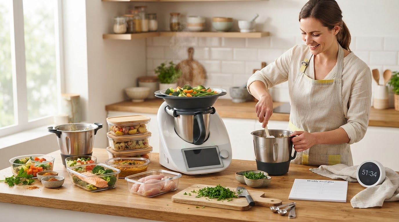 Batch cooking Thermomix : cuisinez pour la semaine en 1h