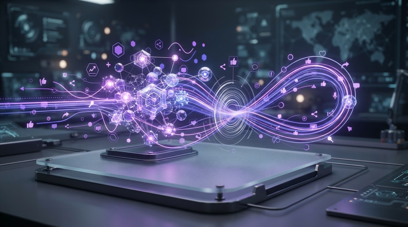 Workflow IA agentique social media : le guide de l'auto-apprentissage