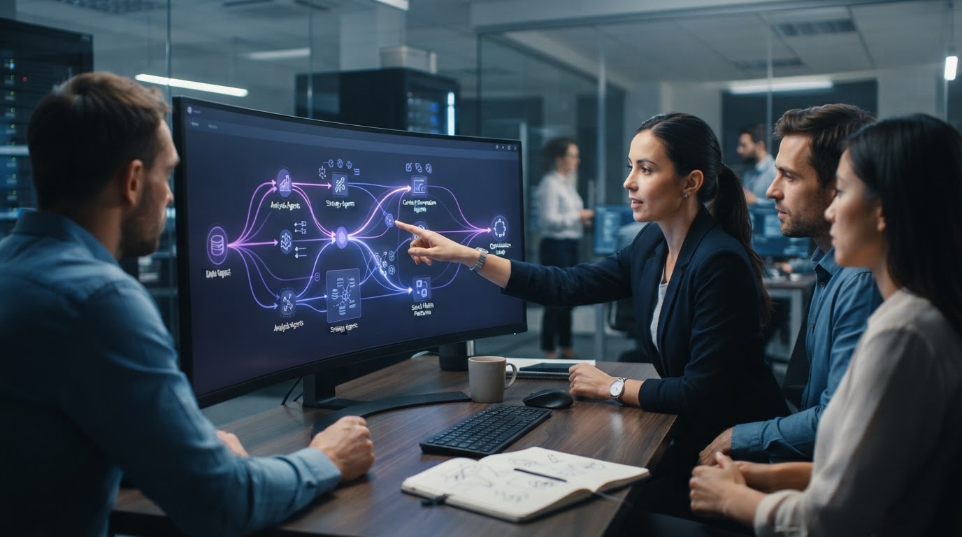 Orchestration multi-agents IA : Automatisez votre veille et création