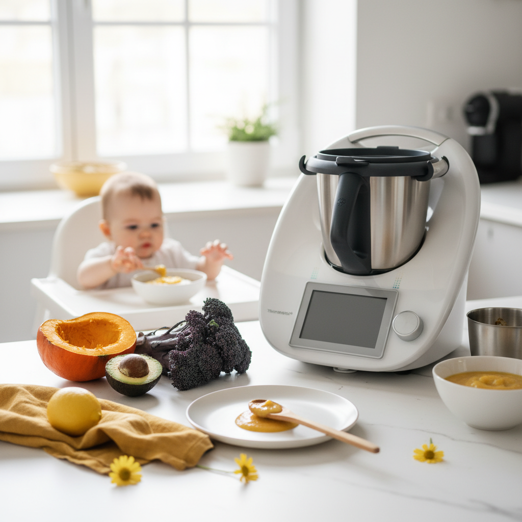 Préparer Bébé avec Thermomix® : Repas Saines et Simples pour la Diversification