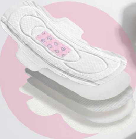 Serviettes hygiéniques avec bande anionique