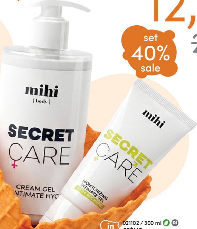 Crème-gel intime Secret Care