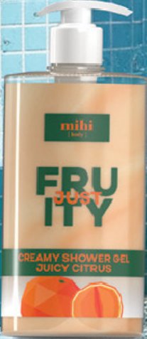 Gel douche crémeux Agrumes Juteux Just Fruity