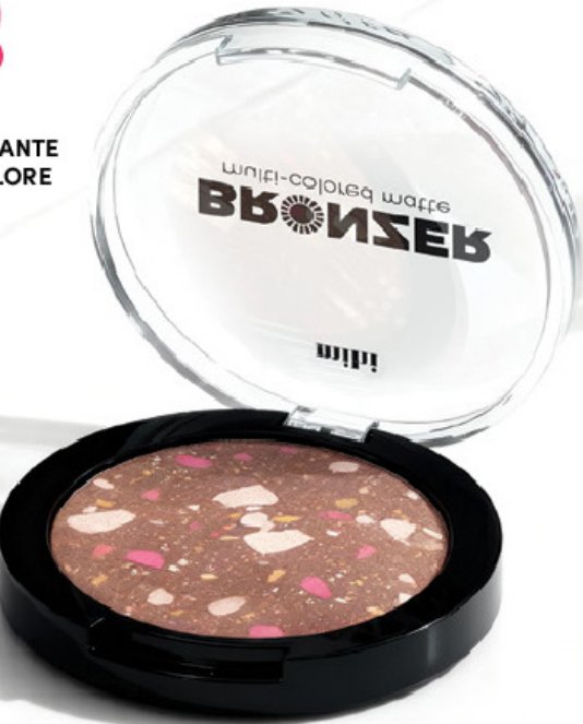 Poudre bronzante mate multicolore