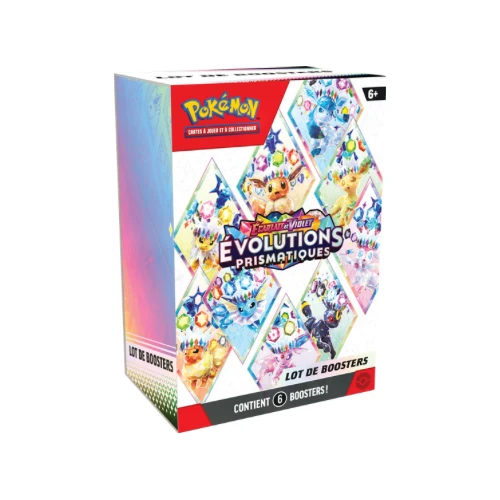 Bundle de 6 boosters - Écarlate et Violet - Évolutions Prismatiques EV08.5