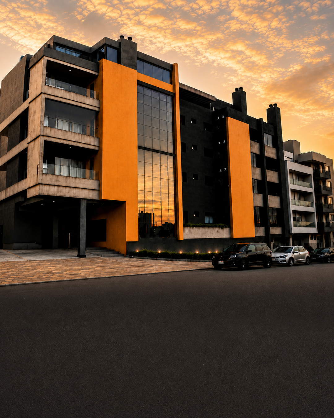 227 m² privativos, terraço e vista para a cidade