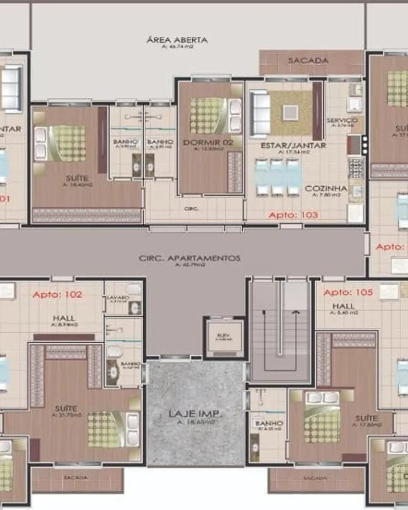 Apartamentos no Residencial Bella Vitta