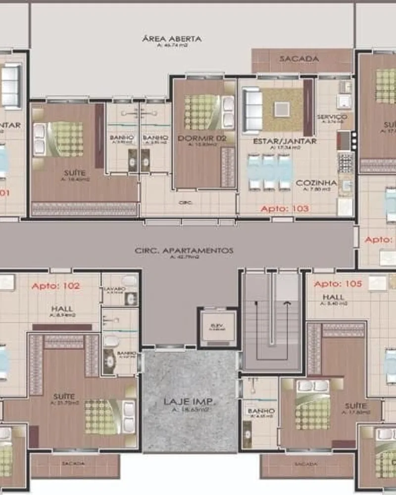 Apartamentos no Residencial Bella Vitta