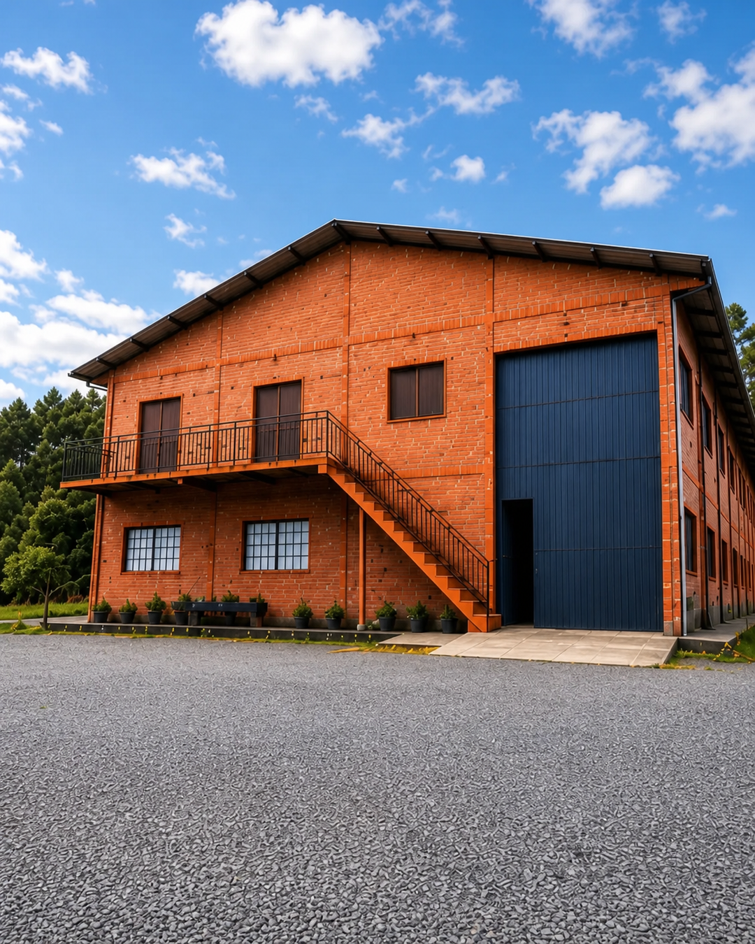 Até 1.750 m² para operação industrial ou logística