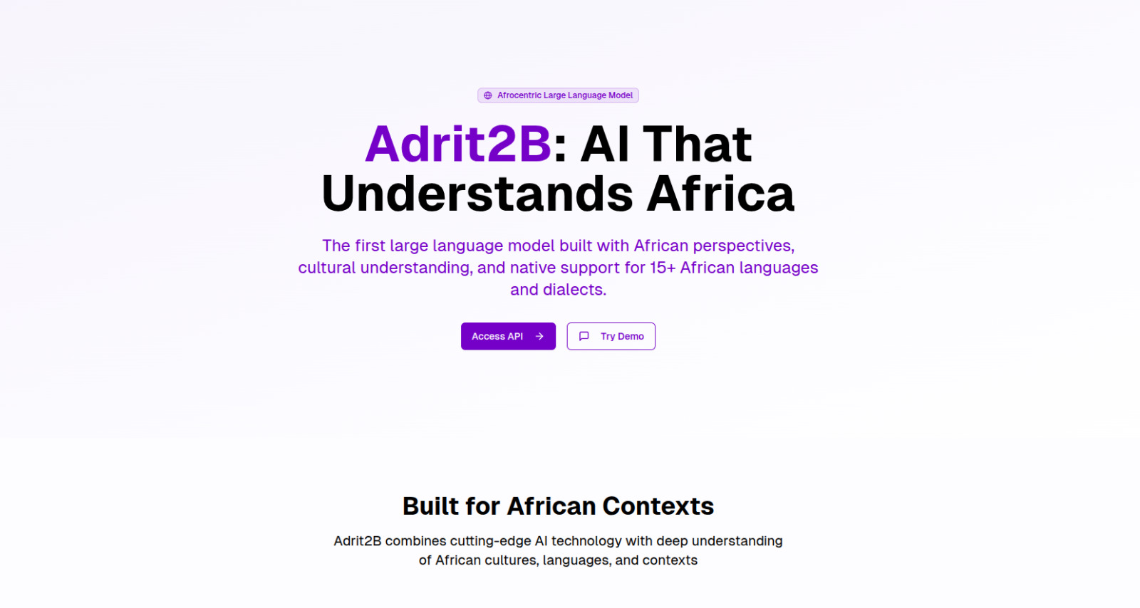 The Imperative for Adrit2B, an Afrocentric AI Language Model.