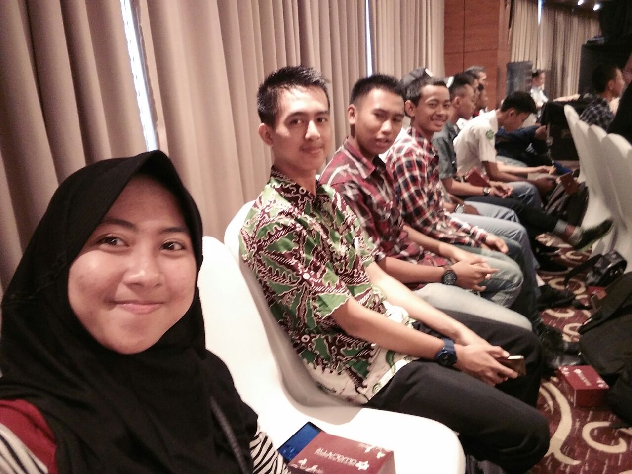 Bersama dengan peserta SMKN 7 Semarang.