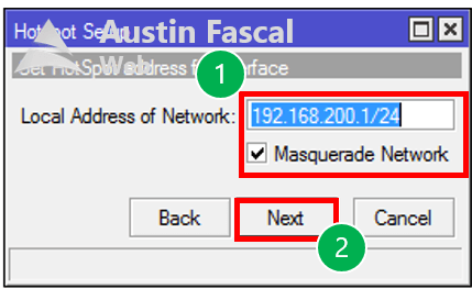 Gambar 11. Masukkan local address network wlan.