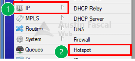 Gambar 9. Buka jendela konfigurasi Hotspot.