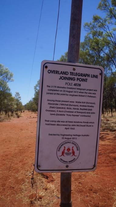 Frew Ponds Overland Telegraph Line Memorial Reserve