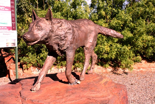 The Red Dog Statue