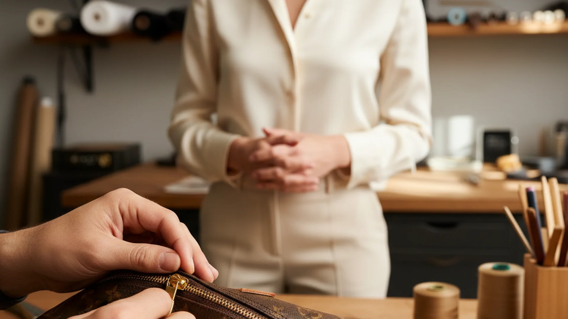 Troca de Zíper em Bolsas de Luxo: DIY vs. Especialista – Qual a Melhor Escolha para Sua Louis Vuitton, Chanel ou Gucci?