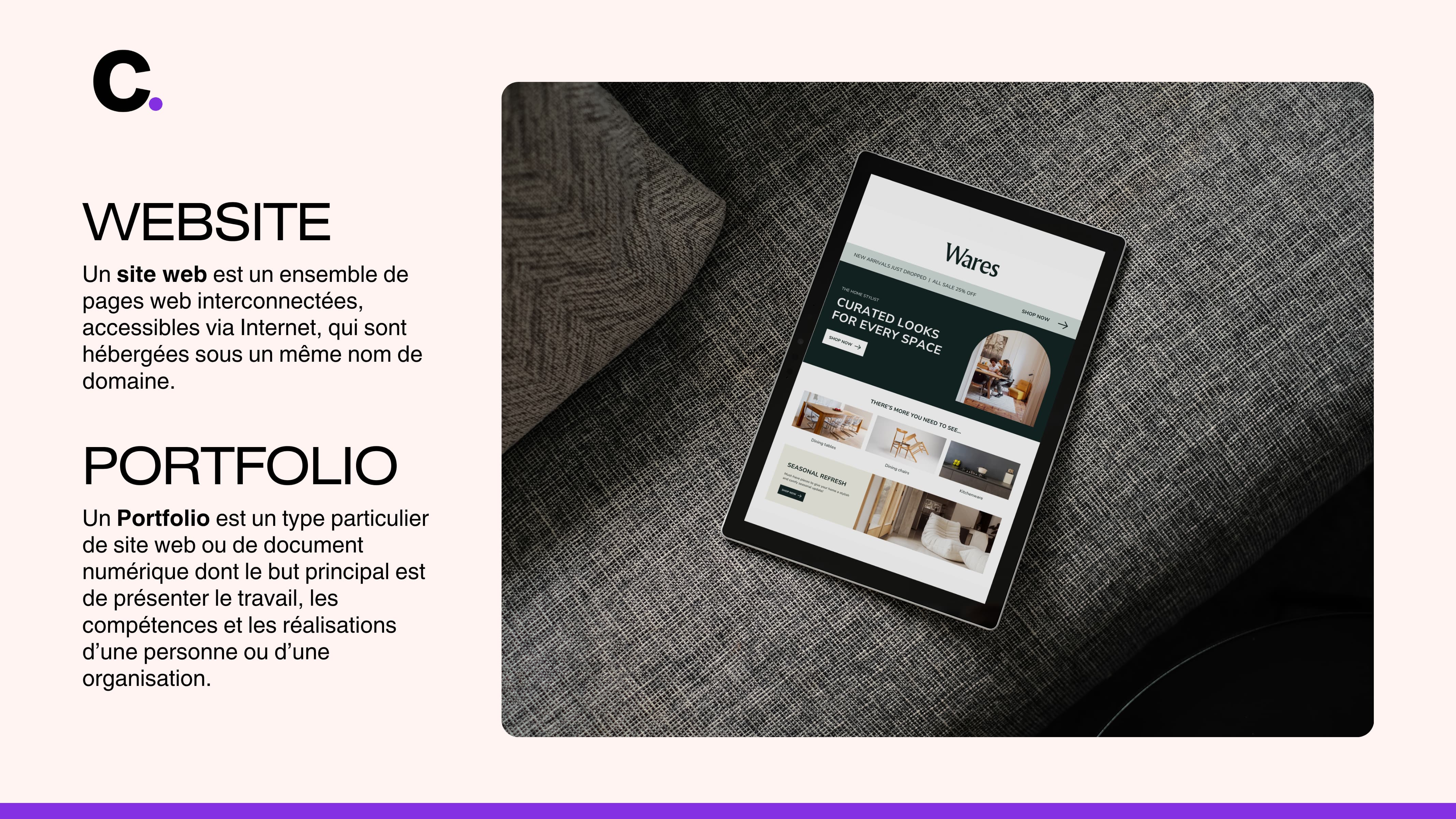 Website vs Portfolio : What's the difference?