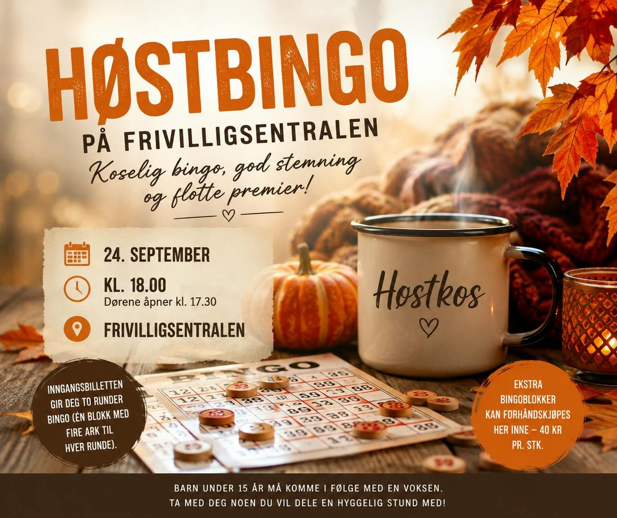 Høstbingo på Frivilligsentralen