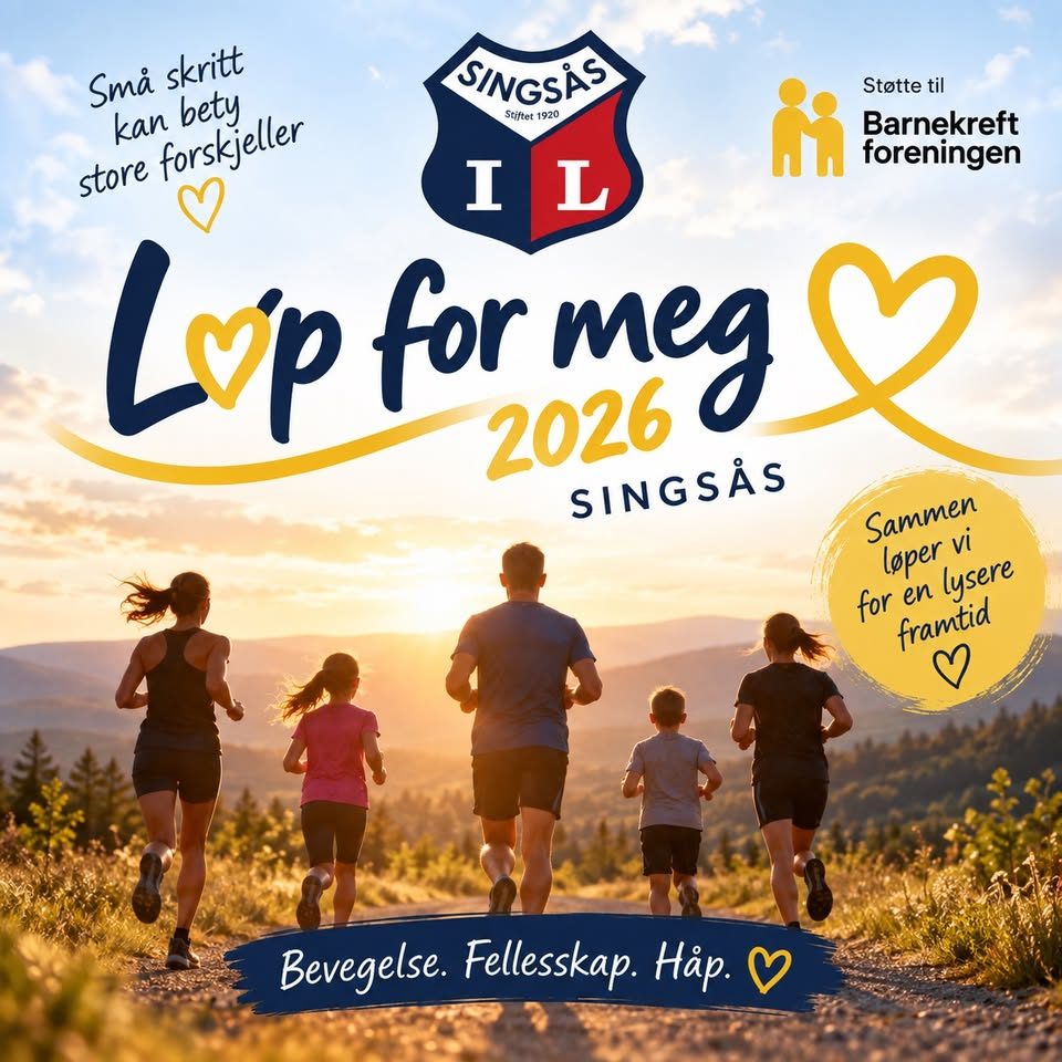 Løp for meg 2026 💛 Singsås