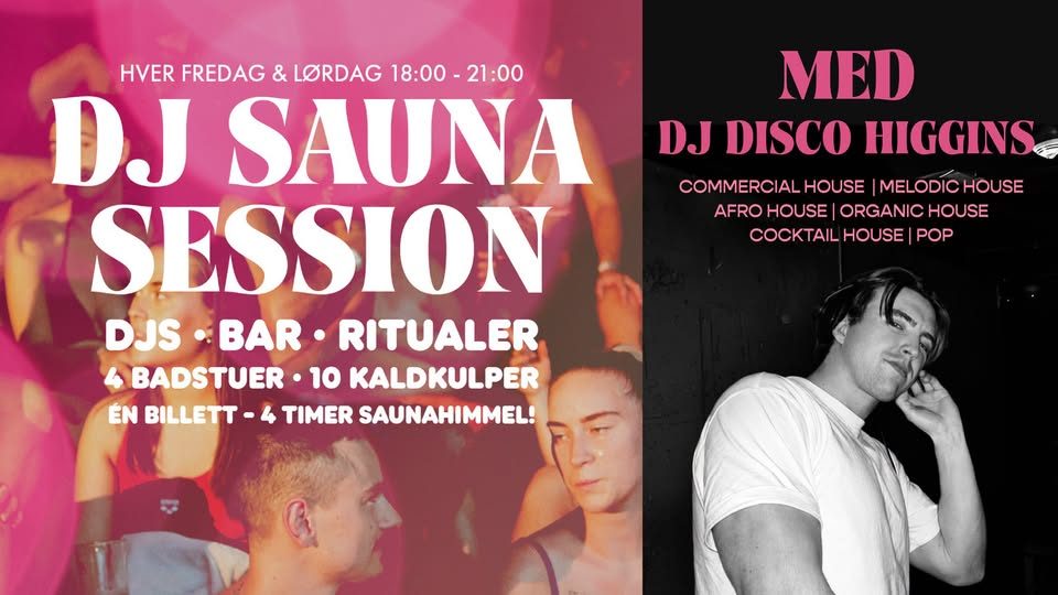 DJ Sauna Session m/DJ Disco Higgins