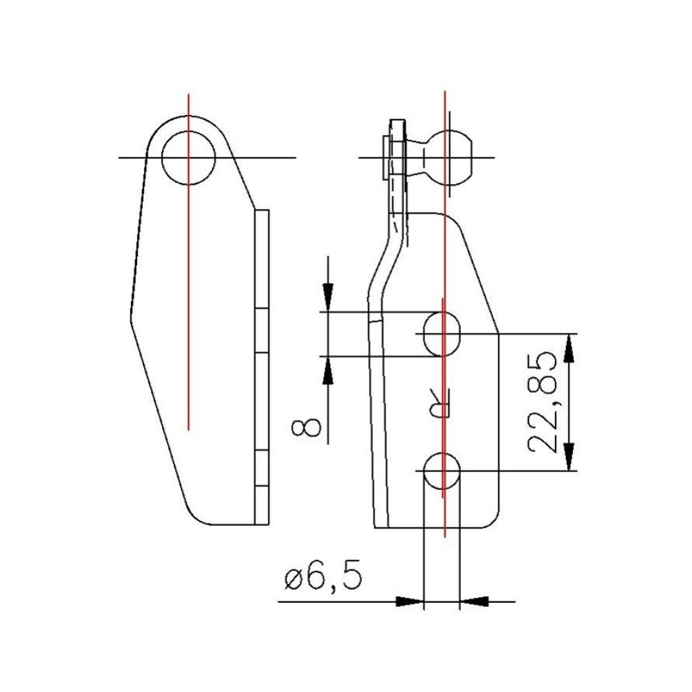 Αμορτισέρ Πορτ Μπαγκάζ Mazda 323 1998-2004 HB (δεξιά) 1τμχ Fa Krosno