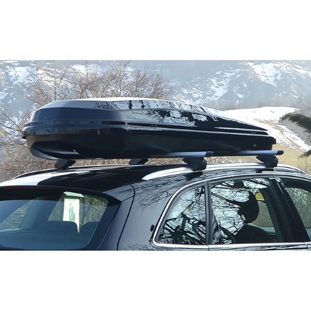 Μπαγκαζιέρα Οροφής MENABO Diamond 500L (Μαύρο Γυαλιστερό)