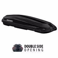 Μπαγκαζιέρα Οροφής MENABO Diamond Duo 450L (Μαύρο Γυαλιστερό)