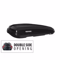 Μπαγκαζιέρα Οροφής MENABO Diamond Duo 500L (Μαύρο Γυαλιστερό)