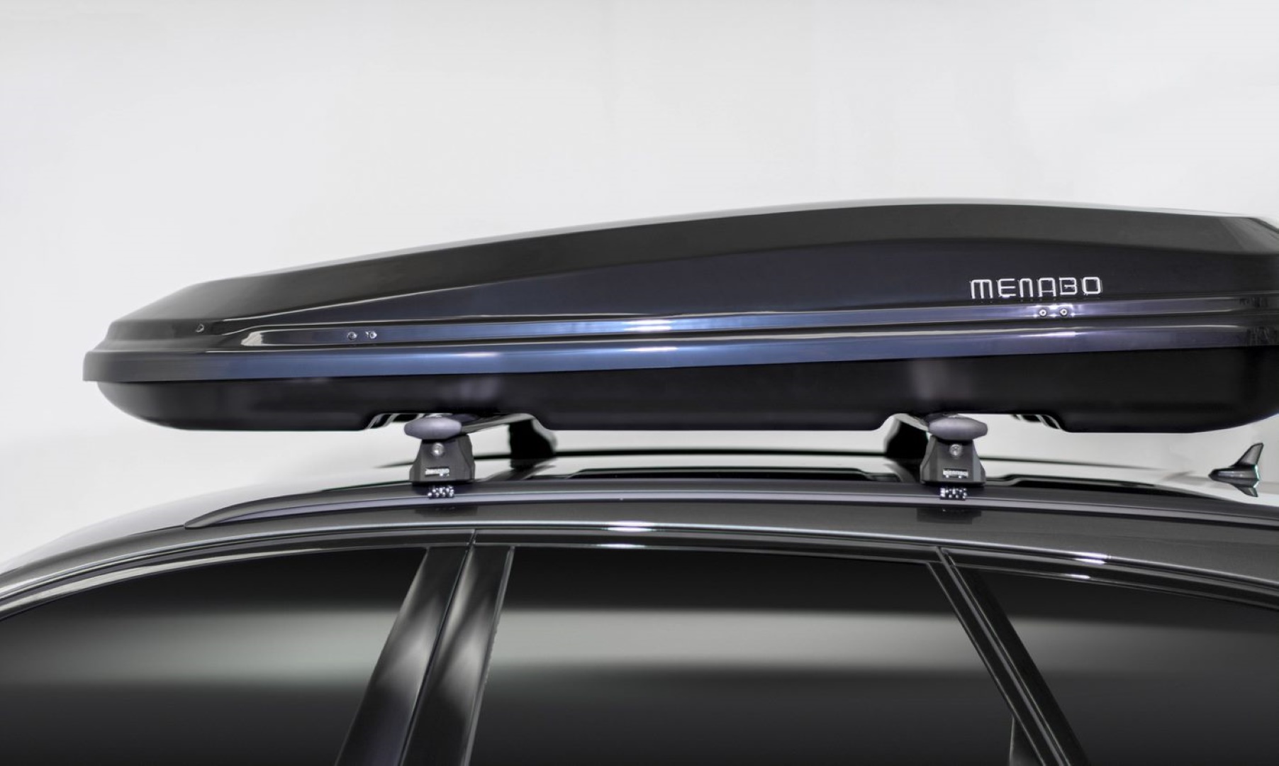 Μπαγκαζιέρα Οροφής MENABO Diamond Duo 500L (Μαύρο Γυαλιστερό)