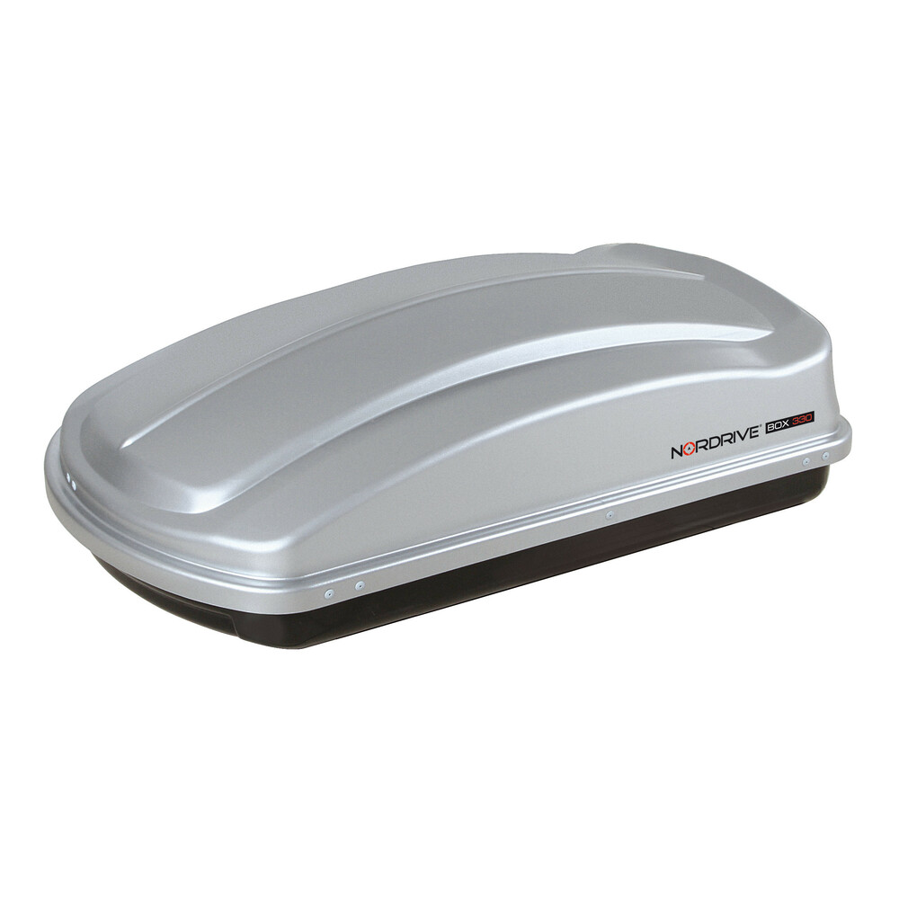 Μπαγκαζιέρα Οροφής NORDRIVE BOX 330L Με Ανάγλυφη Υφή (Γκρι)