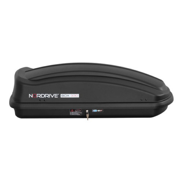Μπαγκαζιέρα Οροφής NORDRIVE BOX 330L Με Ανάγλυφη Υφή (Μαύρο)