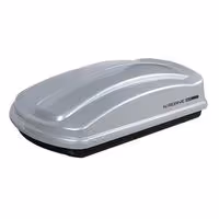 Μπαγκαζιέρα Οροφής NORDRIVE BOX 330L Με Γυαλιστερή Υφή (Ασημί)