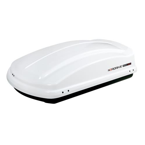 Μπαγκαζιέρα Οροφής NORDRIVE BOX 330L Με Γυαλιστερή Υφή (Λευκό)