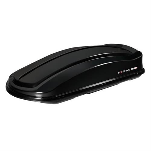 Μπαγκαζιέρα Οροφής NORDRIVE BOX 630L Με Γυαλιστερή Υφή (Μαύρο)