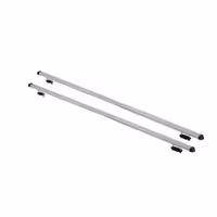 Μπάρες Οροφής Αλουμινίου RAPID K39 Για Rails (Ασημί / 85cm - 135cm)