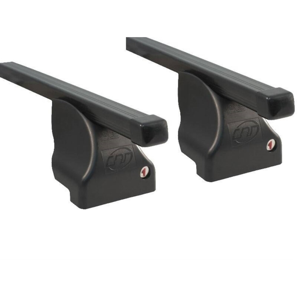 Σετ Μπάρες Οροφής Αλουμινίου με τα πόδια 112εκ για Seat Toledo 4D 1998-2004 2τμχ Cube Cam