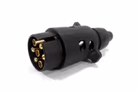 Πρίζα Κοτσαδόρου LAMPA Αρσενικό (7 Pin/Μαύρο)