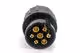 Πρίζα Κοτσαδόρου LAMPA Αρσενικό (7 Pin/Μαύρο)