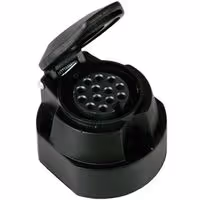 Πρίζα Κοτσαδόρου LAMPA Θηλυκό (13 Pin/Μαύρο)