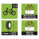 Βάση Ποδηλάτου Πορτ Μπαγκάζ MENABO STEEL BIKE 3 Για 3 Ποδήλατα