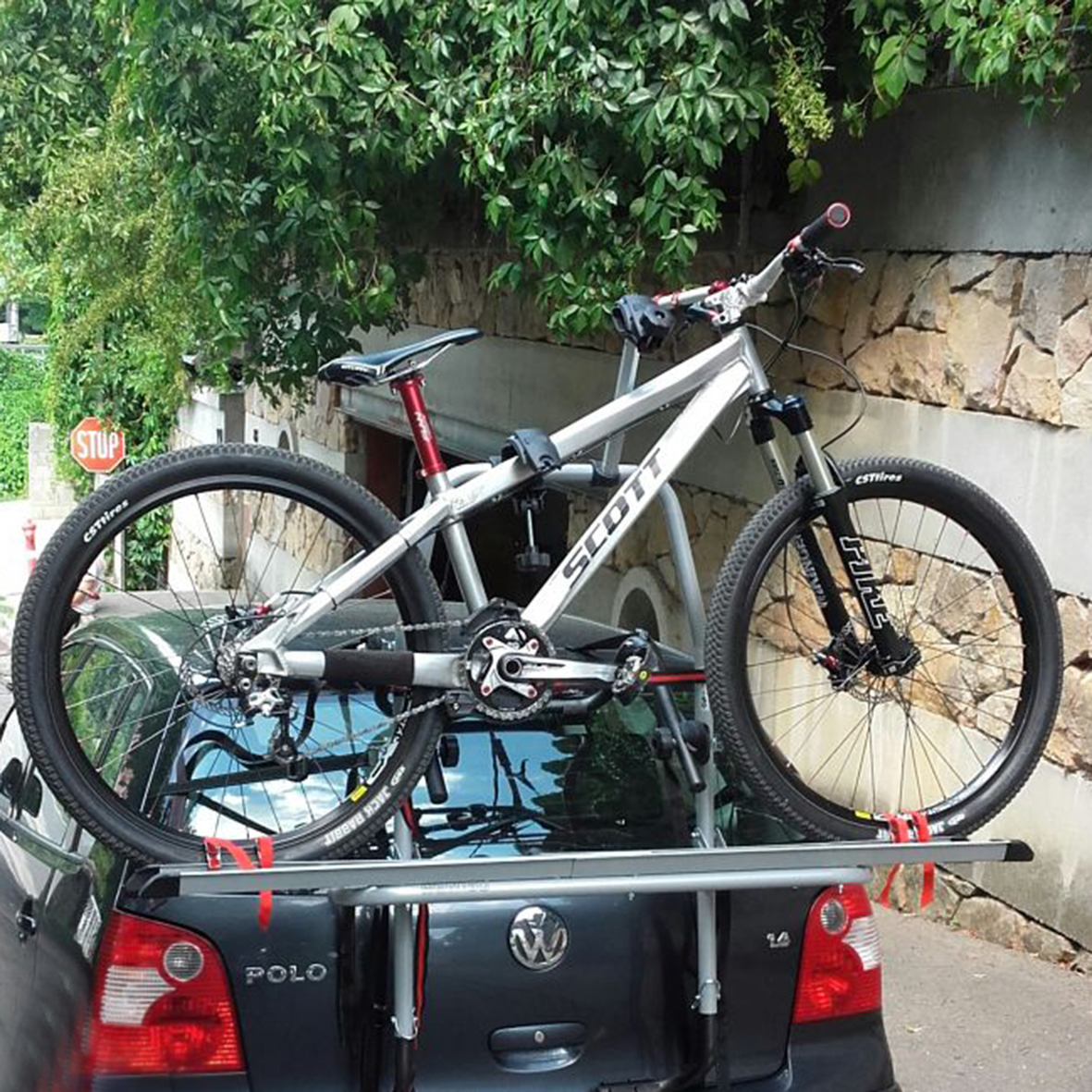 Βάση Ποδηλάτου Πορτ Μπαγκάζ MENABO STEEL BIKE Για 2 Ποδήλατα